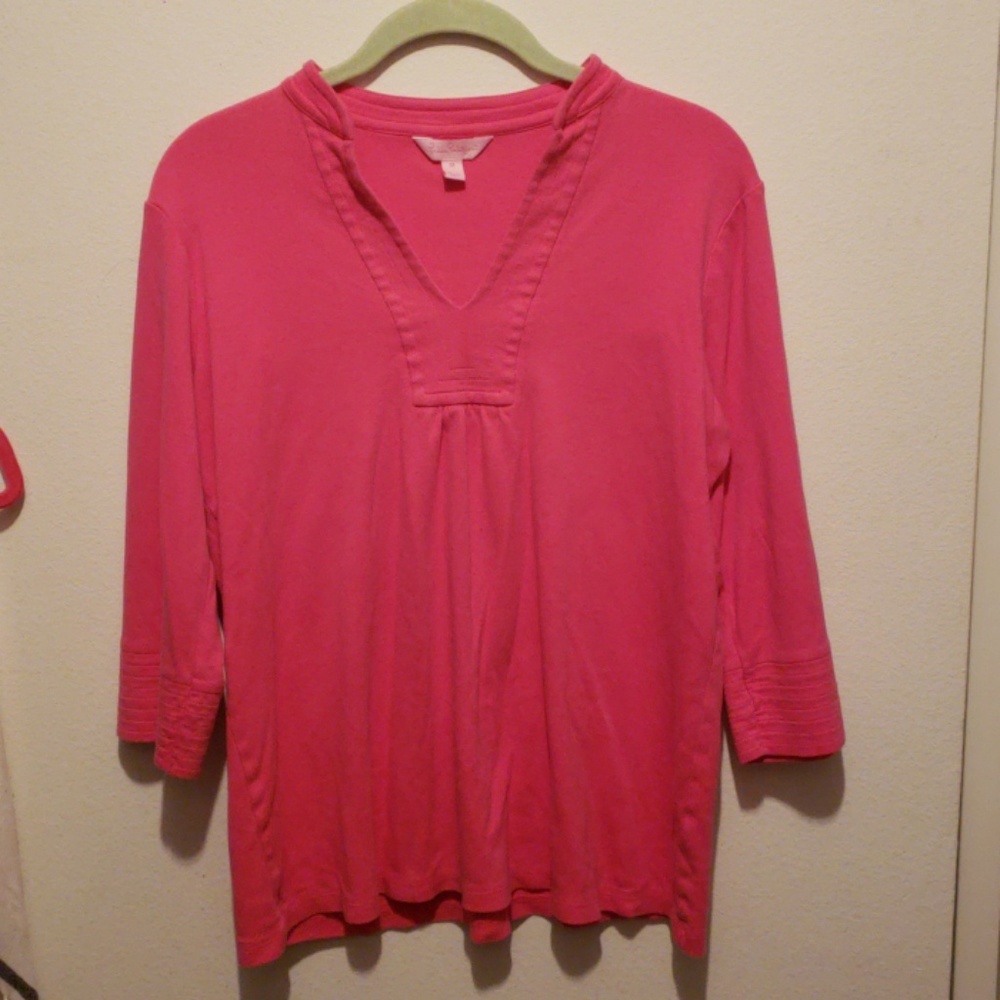 Lilly pulitzer top hot pink medium